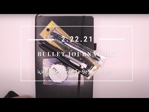 Bullet Journal Kit  What You Need To Get Started 