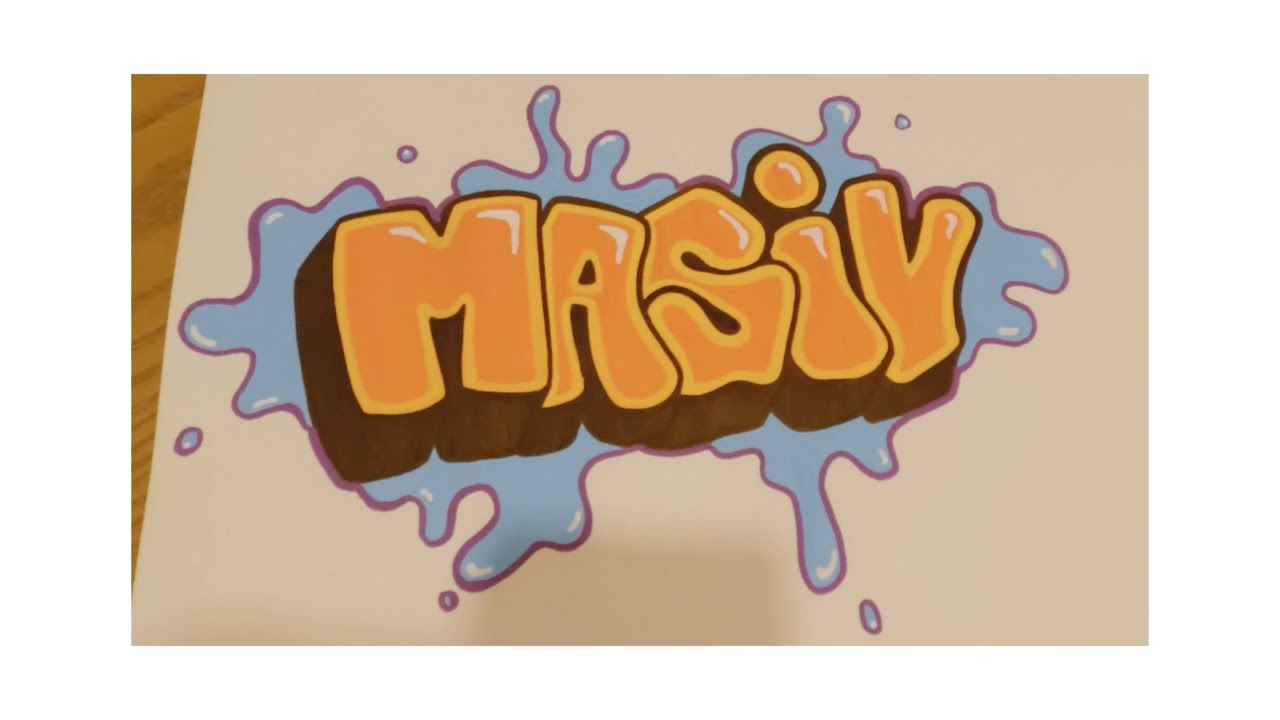 Peace by Piece #3: Graffiti Sketchbook Art by MASIV (Posca Markers) 