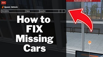 How to FIX Missing Cars in Career mode in BeamNG 0.30.5