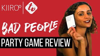 Kiiroo HQ - Adult Party Game (Play and Review of Bad People)