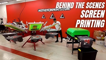 Screen Printing | Day To Day Operations Running A Screen Print Shop