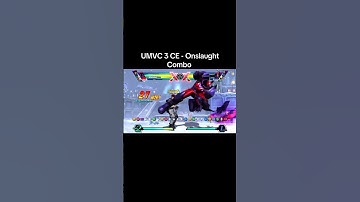 UMVC 3 CE - Onslaught Combo #marvelvscapcom #umvc3 #umvc3mods #onslaught