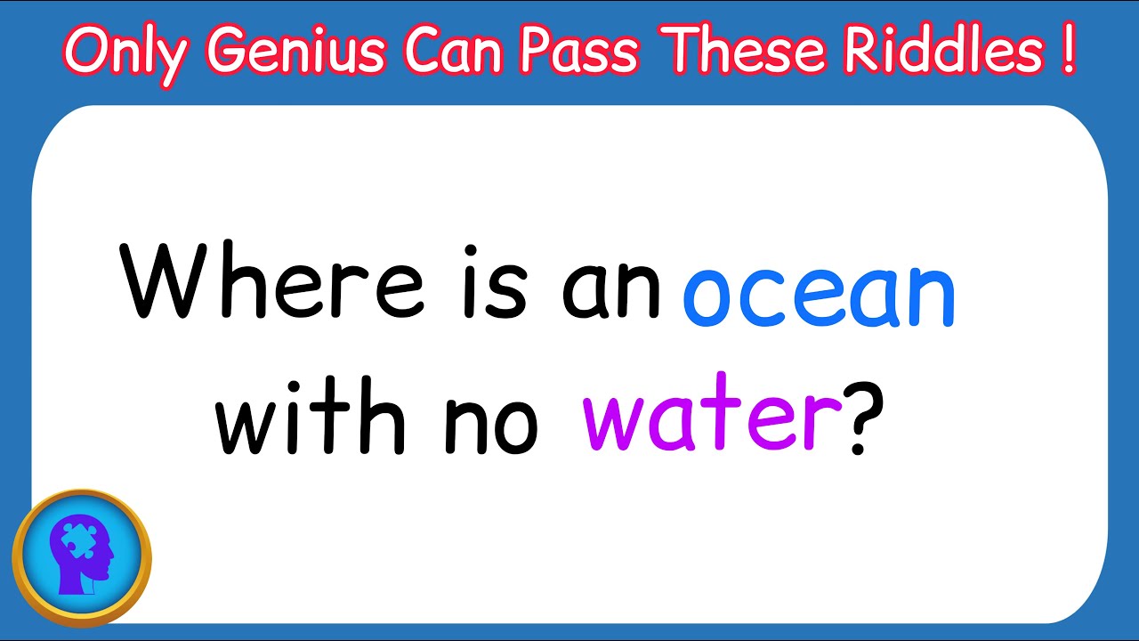 Alzhimer Riddle 20 clever riddles to eliminate Alzheimer's and strengthen memory🧐 # ...
