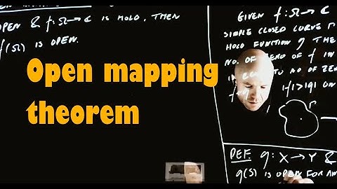 The open mapping theorem