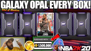 WE PULLED A GALAXY OPAL IN EVERY BOX IN THIS 1 MILLION VC NBA 2K20 MYTEAM PACK OPENING