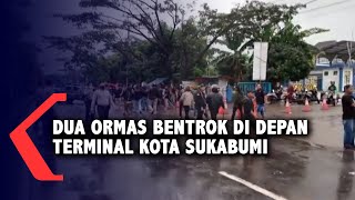 Dua Ormas Bentrok Di Depan Terminal Kota Sukabumi