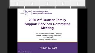 FSS Quarterly Meeting 8/12/2020