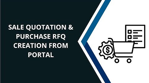 How to create sale quotation & purchase rfq from portal? | #sale #purchase #portal #order #in #odoo