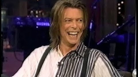 David Bowie Collection on Late Show, 1995-2003 (full, stereo)
