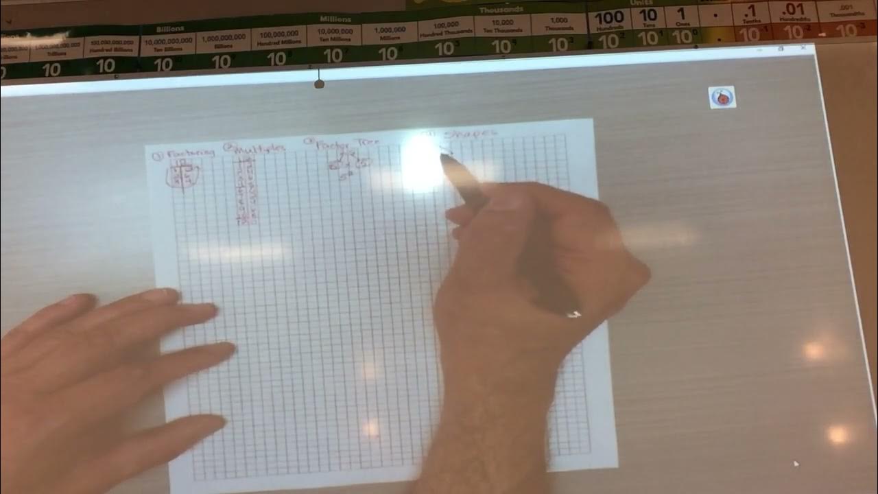 Texas STAAR Math Grid Paper muñozmania YouTube