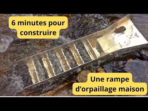 6 minutes pour FABRIQUER une rampe d'orpaillage ! [PODCAST]