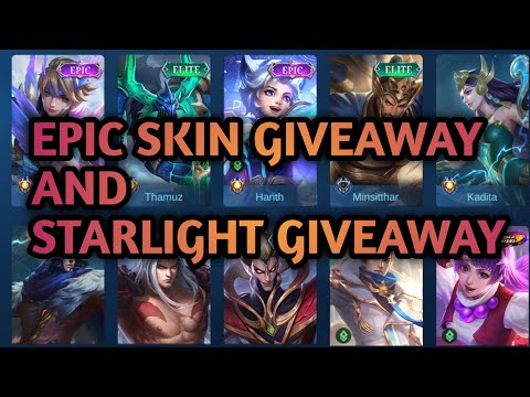 skin giveaway mobile legends bang bang || mlbb free skin - YouTube