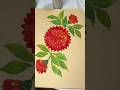 Satisfying beginner friendly flower painting idea #art #floraart #shorts #painting #satisfying