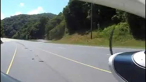 Plane Lands On Highway in VA -  Swain County Sheri...
