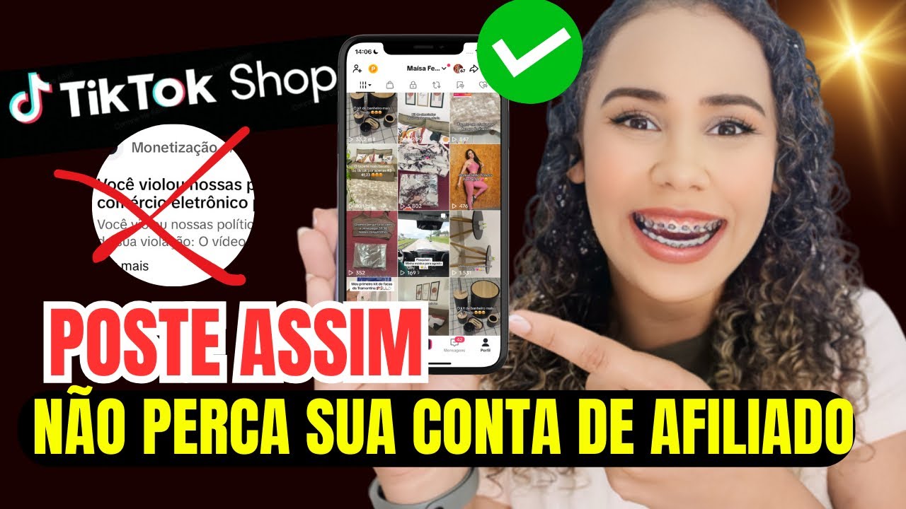 ✅ COMO POSTAR CORRETAMENTE VIDEO COMO AFILIADO NO TIKTOK | PASSO A PASSO 