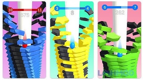 Ball Stack 🏀 Game level (500) Android Mobile Game play #games