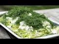 Spidskålssalat | Sprød og syrlig salat med feta og citron