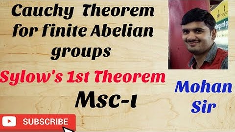 (M.sc-Ⅰ)Cauchy Theorem for finite abelian group and sylow