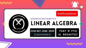 CSIR - NET JUNE 2020 PYQ ID 802437521 PART 