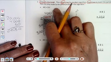 Connecting Area Model to Standard Algorithm