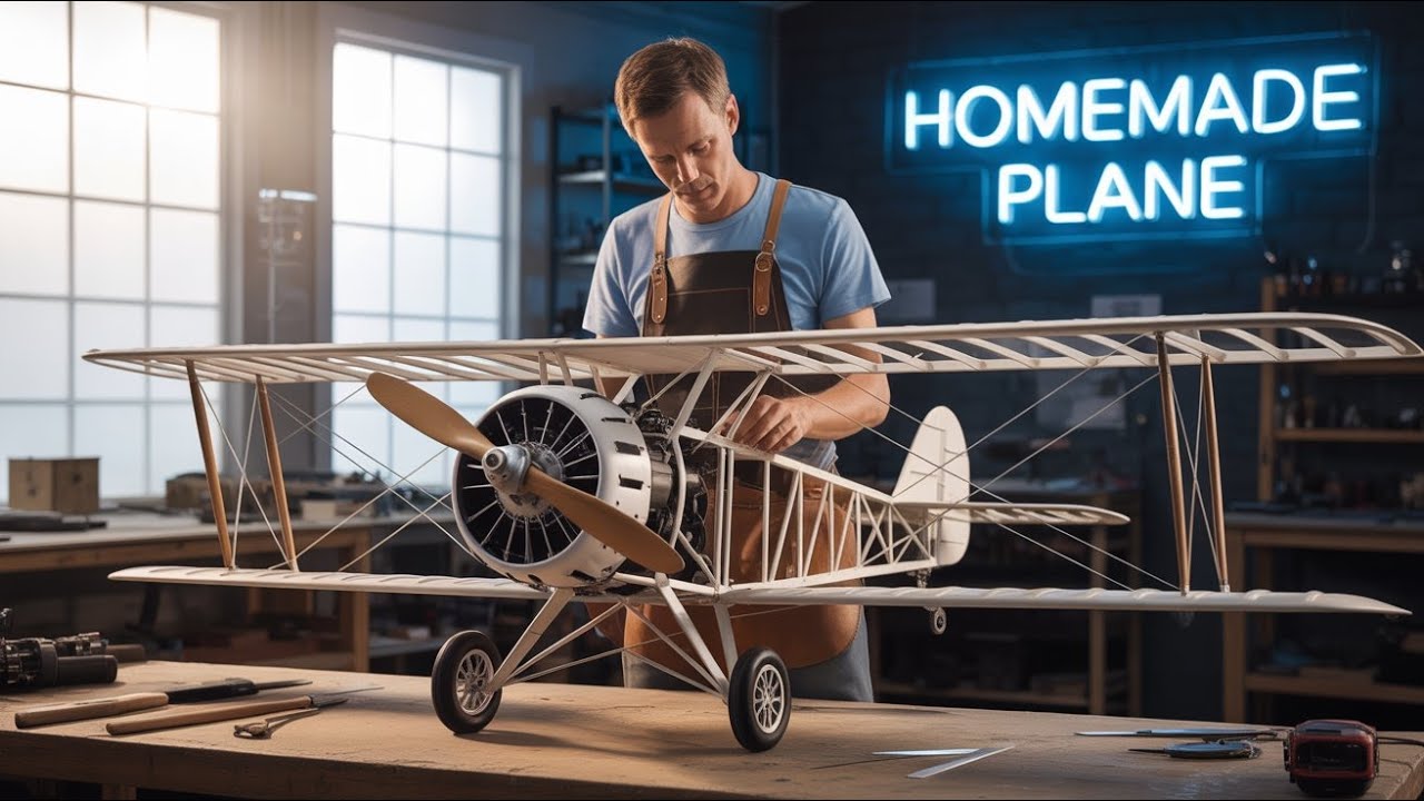 Building an RC Airplane from Simple Materials – Crafting Skills