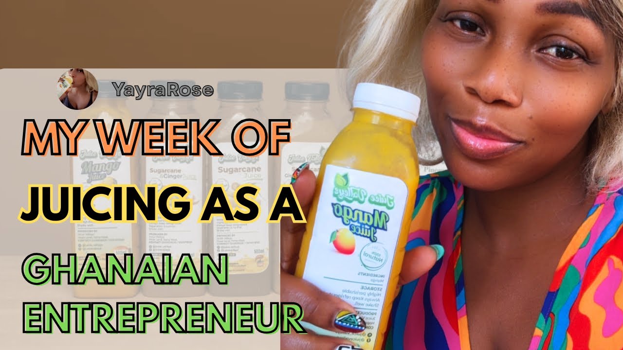 From Farm to Fresh Juice 🍊 Behind the Scenes of Ghana’s Juicing Process With Entrepreneur Yayra Rose