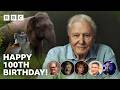 "Famous" animals celebrate Sir David Attenborough's 100th birthday - BBC