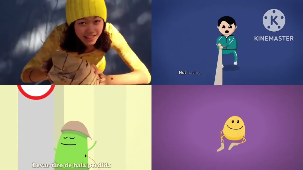 Dumb Ways to die Quadparison 6