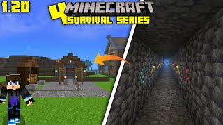 I Build the ULTIMATE Mineshaft for Diamonds in Minecraft Survival EP-4 #minecraft