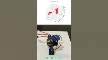 3D Spatial Mapping with VL53L0X and Dual-Axis Servo Control #VL53L0X #esp32 #servomotor #3dSpatial