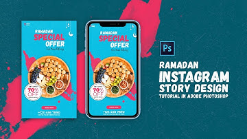 How to Design Ramadan Special Instagram Story | Adobe Photoshop Tutorial | Speed Art | Grafix Mentor