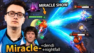How MIRACLE made DENDI win this game with these PLAYS vs AMMAR
