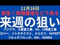 【日本株緊急】チャートで見る来週の狙い｜フジクラ、三菱重工業、IHI、川崎重工業、カバー、ソシオネクスト、メルカリ、フルッタフルッタ、サピート、GENDA、GNI