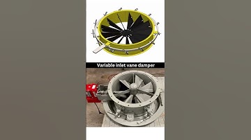Variable inlet vane damper SOLIDWORKS mechanism #solidworks #mechanism #damper #machine #3dmodel