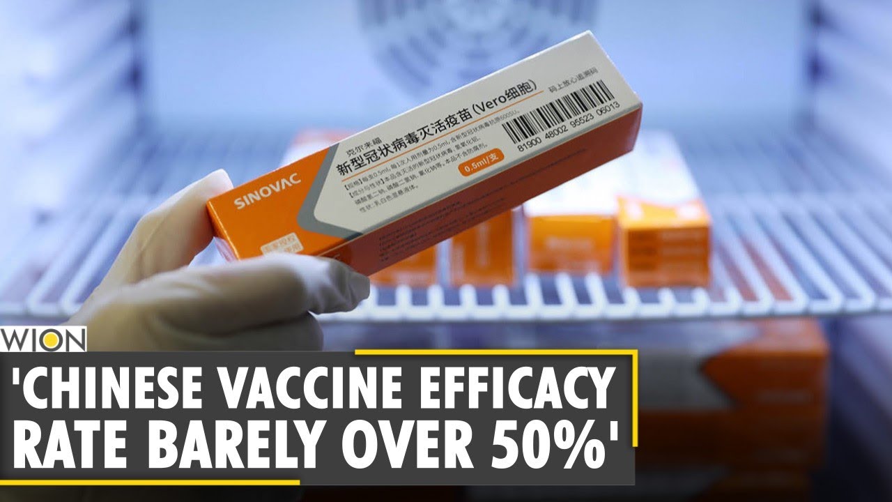 Brazil: Chinese vaccine efficacy rate barely over 50% | Sinovac Vaccine |  COVID-19 Vaccine | Corona - YouTube