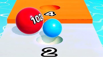 Ball Run 2048 Merge Number ! MAX LEVELS Gameplay Walkthrough New Update Part 752 android, ios