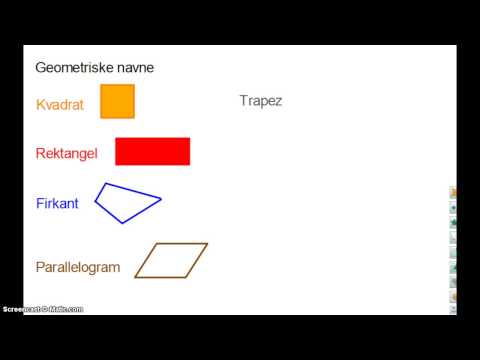 Geometri - Geometriske navne