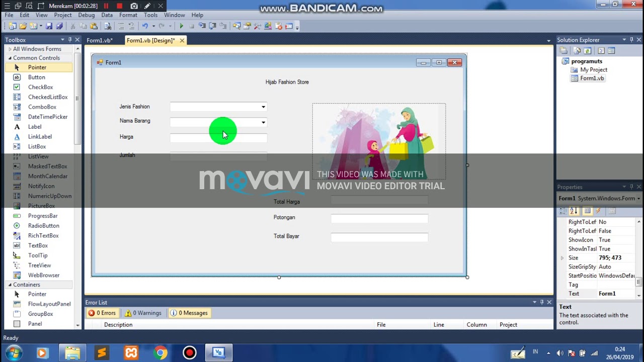 Tutorial Membuat Aplikasi Penjualan dengan Visual Basic - YouTube