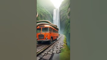 Python on 🧡 Orange Bus | A Dream Worlds | #shorts #trending #viralshort #ai #aiart #aigenerated