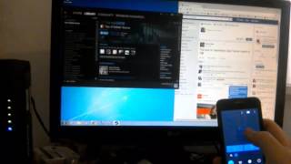 Operating desktop PC using remote touchpad smartphone app screenshot 2