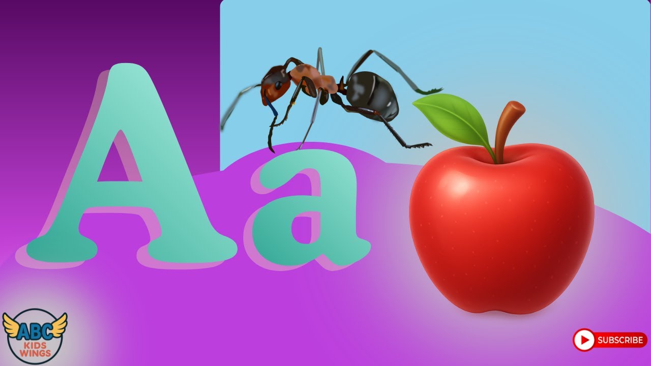 Phonics Song with Two Words | A for Apple | ABC Alphabet Sounds - YouTube