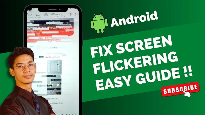 How to Fix Screen Flickering Android !