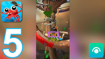 Mr. Crab 2 - Gameplay Walkthrough Part 5 - Vending Machine: Levels 6-10 (iOS)