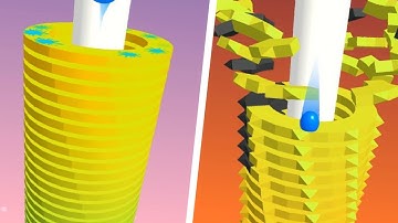 Stack Ball! Very satisfying and relaxing ASMR slicing game | Satisfying Video | ASMR slicing game