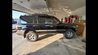 2.5" heavy OME lift kit install on a 100 series Toyota Land Cruiser