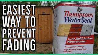 Easiest Way To Seal Wood and Prevent fading Using Thompson's Water Seal ||Application Trick|| screenshot 4