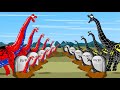 The BEST Dinosaur Attack Brachiosaurus vs T-rex: Who Is The King Of Monsters In Jurassic World