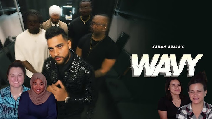 Americans' react to WAVY (OFFICIAL VIDEO) KARAN AUJLA | LATEST PUNJABI SONGS 2024