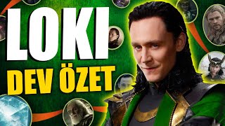 LOKI DEV ÖZET: Tüm Marvel Filmlerinde Loki'nin Hikayesi! (Thor'dan Avengers Endgame Filmine)