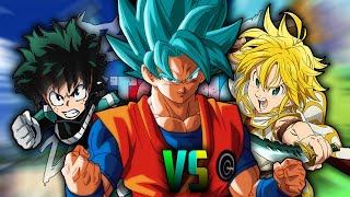 MIDORIYA VS GOKU VS MELIODAS || ESPECIAL 1.5K || PELEAS HISTORICAS DE RAP T2 || Ft.Varios